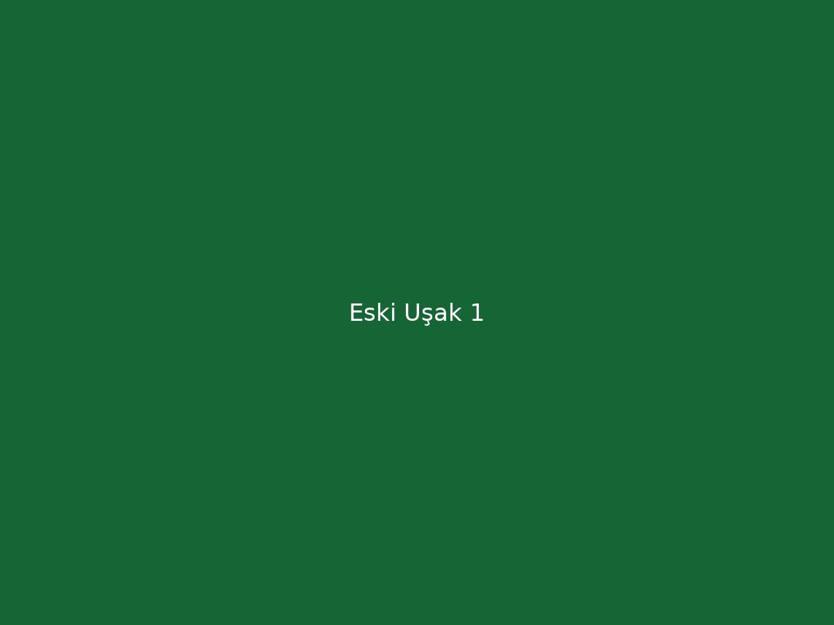 Eski Uşak 1