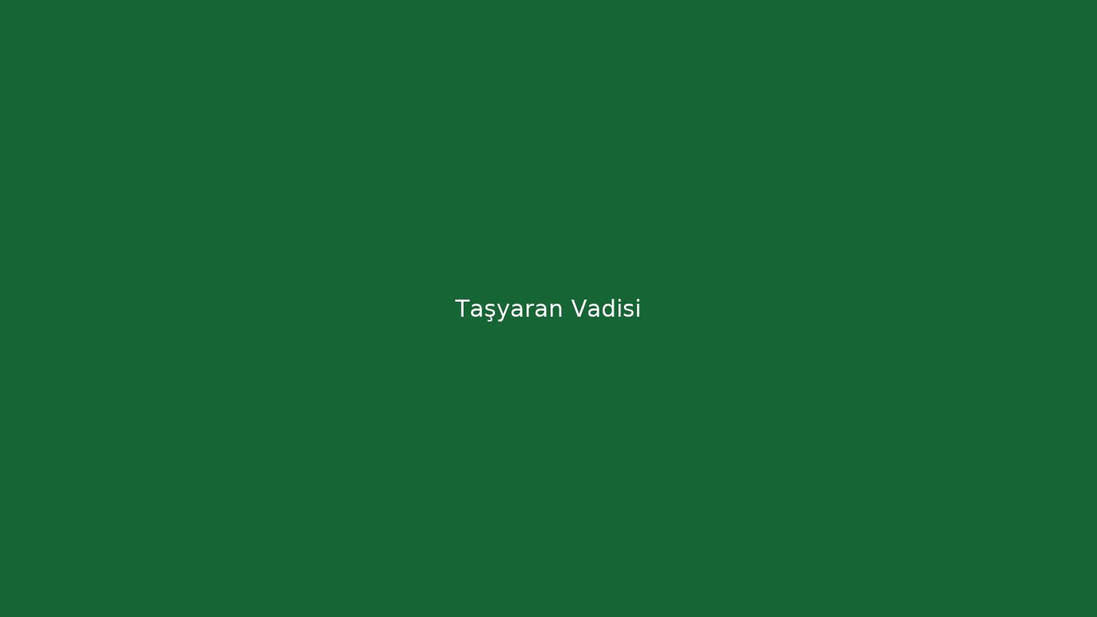 Taşyaran Vadisi kaya oluşumları